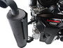 Right Side Muffler to fit FX751V, FX801V, FX850V, requires our manifold KA-Man-3-R2, sits vertically, Kawasaki Engine Parts (KA-MUFFLER-65)