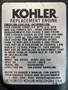 23.5hp Kohler Command Pro Series Engine, Vertical 1-1/8"x2-23/32" Shaft, Electric Start, 15 Amp Alternator (CV732-3014-118X3-R1)