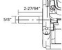 6.5hp Briggs & Stratton XR950 Series Engine, Horizontal 5/8"-18 x 2-27/64" Externally Threaded Shaft, Recoil Start, Low Oil Shutdown (130G32-0244)
