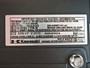 FS541V-S00 15hp Vertical 1"x3-5/32"Shaft, "FS", Fuel Pump, Electric Start, 15 Amp Alt, OHV, CIS Kawasaki Engine (FS541V-S00-S)