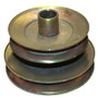 Stack pulley, Large Pulley 5.75" OD, 1.00" ID, 5/8" Belt. Small Pulley 4.875" OD, 1.00" ID,  5/8" Be Lawnmower Parts (PU-S2-5.75-1.00-58)