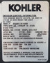 23hp Kohler Confidant Series Engine, Vertical 1-1/8x4-3/8 Shaft, Electric Start, Solenoid Shift Starter, 15 Amp Alternator, Remote Choke, Remote Throttle (ZT730-3043)
