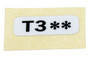 87601-Z4A-830 (T3) Decal for GX25/35, Honda (HO-87601Z4A830)