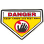 Decal, Safety, "Keep Hands And Feet Away"