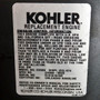 23hp Kohler Command Engine, Vertical 1-1/8"x4" Shaft, 15 Amp Alternator, Canister Air Filter (replaces CV20-65597) (CV680-3023)