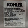 35hp Kohler Command Pro Engine, Horizontal 1-7/16"x4-29/64" Keyed Shaft, Fuel Pump, Oil Cooler, Canister Air Filter