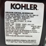 5.5hp Kohler Command Pro Engine, Horizontal 3/4" x 2-5/16" Keyed Shaft, Recoil + Electric Start, 10 Amp Alternator, Cyclonic Air Filter
