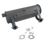 594584 Below Deck 5” Right-Hand Discharge Canister Muffler Kit with O2 Sensor Port Fits 49E877 comes with gaskets, bolts and nuts plus O2 port plug. Briggs & Stratton Vanguard (BS-594584)