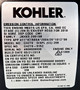 7hp Kohler Command Pro Engine, 3/4"x2-5/16" Keyed Shaft, Recoil Start, Fuel Tank, Muffler (CH270-3152)