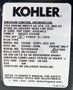 14hp Kohler Command Pro Engine, Horizontal 1-14 Threaded Shaft, Recoil Start, Dual Bearings, Quad-Clean Air Intake (CH440-3288)