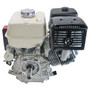 11.7 Net Power Honda Engine, Horizontal 1"x3-21/32" Keyed Shaft, 18 Amp Alternator, Recoil & Electric (49-state emissions)