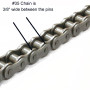 Clutch 3/4" Hole #35 Chain for Mini-Bike, Go-Cart, 12 teeth Max-Torque Go-Kart Parts (replaces Comet 209748A) (CLUTCH-35)