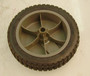 8" Wheel, Plastic, 2" wide, 1/2" bore, 1-3/8" bore length, Gray, 774012 Murray Lawnmower Parts DIRTY FROM STORAGE (LM-WHEEL-PL-8-G4)