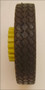 8" Drive Wheel, Plastic, 1 3/4" wide, 1/2" bore, 1-7/8" bore length, Yellow Sears Lawnmower Parts