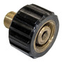 22mm Female Thread Twist Connection Adapter With 1/4" Male Thread Misc Pressure Washer Parts (PW-22MM-25M)