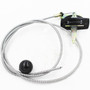 Throttle Cable (48" length) 49-3/4" w inner of cable, slightly dirty from storage, but new, Unbranded (CABLE-THROTTLE-5)