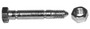 Shear Pin 2" long x 5/16" OD (Replaces Ariens 51001500; John Deere AM136890; Snapper 7091550YP)  (order 10 for pack pricing) (LP-510015)