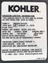 20.5hp Kohler Command Pro Series Engine, Horizontal 1x3 Shaft, Electric Start, 15 Amp Alternator (CH640-3266)