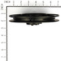 BRIGGS PULLEY-STARTER 695129 Briggs & Stratton Engine Parts (BS-695129)