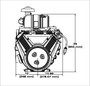 33hp Briggs & Stratton Vanguard Series Engine, Horizontal 1-7/16x4-29/64 Shaft, Electric Start, 20 Amp Alternator (611477-1237)
