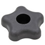7105085YP KNOB, 5/16-18, Handle, Fluted 5 Prong, Black (AYP-7105085YP)