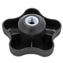 7105085YP KNOB, 5/16-18, Handle, Fluted 5 Prong, Black (AYP-7105085YP)