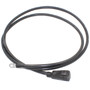 Battery Cable, 1 Gauge, 94" Long, 3/8" Ring 1 end top post on other black. Lawnmower Parts (BATT-CABLE-1-94-R364)