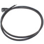 Battery Cable, 1 Gauge, 94" Long, 3/8" Ring 1 end top post on other black. Lawnmower Parts (BATT-CABLE-1-94-R364)