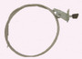 Throttle Cable for Conversion Kits with 1/4"  Mouning holes to the right of lever, Conversion Kit Parts, cable length 60" (CABLE-THROTTLE-R-D)