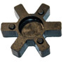 Lovejoy type, Buna-N three jaw coupler "spider" for L-090 and L-095, Unbranded (COUPLER-L095-SPIDER)