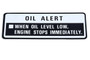 MARK, OIL ALERT (E) (Honda Code 4193355) OIL ALERT WHEN OIL LEVEL LOW ENGINE STOPS IMMEDIATLEY Honda Engine Parts (HO-87532ZH8810)