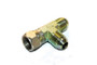 Hydraulic Fitting, 90 Degree T, 2 male flare, 1 Female Flare, 3/8" Orifice Lawnmower Parts (HYD-FIT-004)