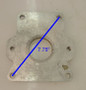 Hydraulic Pump Adapter for Kohler 18-27HP Command Twin Engines Plate Is 1 1/8 Thick Kohler Engine Parts (KO-ADAPTER-2475510)
