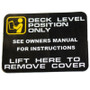 MURRAY DEC DECK LEVEL POS/O 48X5214MA Murray Lawnmower Parts (MU-48X5214MA)