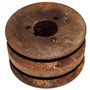 Drive Pulley, Double Groove, 0.99" ID, 3.45" OD, 5/8" Belt, 2" Wide Lawnmower Parts (PU-2-0.99-3.45-58)