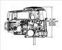 17.5hp Briggs & Stratton Professional Series Engine, Vertical 1x3-5/32 Shaft, Electric Start, 9 Amp Alternator (31S977-0006)