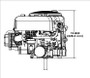 11.5hp Vertical 1"x3-5/32" Shaft, Recoil Start, 9Amp Alternator, Fuel Pump, Muffler, Briggs & Stratton Engine (21R806-0047)