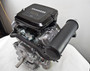 Muffler and Manifold to fit Vanguard Vertical Twin engines 21-23hp, Sits above the deck on vertical, Briggs Stratton Engine Parts (BS-MUFFLER-66-R2)