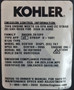 25hp Kohler Command Twin, EFI-Closed Loop, Vertical 1-1/8"x4-3/8", Fuel Pump, 20 Amp Alternator, for Exmark (ECV740-3055)