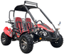 TrailMaster Blazer 200EX EFI Buggy Go Kart, LED Light Bar, Windshield Included