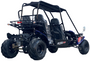 TrailMaster Blazer4 200EX EFI 4-Seater Buggy Go Kart, Extended Cab