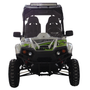 TrailMaster Challenger 200X Go Kart UTV Side by Side, with Alloy Wheels, Windshield and LED Light Bar