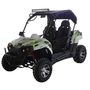 TrailMaster Challenger 200X Go Kart UTV Side by Side, with Alloy Wheels, Windshield and LED Light Bar