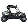 TrailMaster Challenger 200X Go Kart UTV Side by Side, with Alloy Wheels, Windshield and LED Light Bar