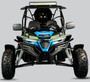 TrailMaster Cheetah 200EX EFI Go Kart CVT Automatic with Reverse, Alloy Wheels, Windshield