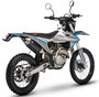 TrailMaster LX300 Dual Sport Dirt Bike, NC300 EFI Racing Engine, Liquid-Cooled, 6-Speed Manual, Dual Disc Brakes, Electric Start with Kick backup, Wheels (21/18)