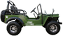 Willys Style Jeep Go Kart, 125cc Gas Engine, 3-speed with Reverse