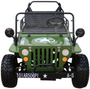 Willys Style Jeep Go Kart, 125cc Gas Engine, 3-speed with Reverse