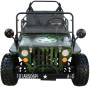 Willys Style Jeep Go Kart, 125cc Gas Engine, 3-speed with Reverse