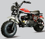 TrailMaster Hurricane 200X PRO Mini Bike, 196cc 6.5hp with Electric Start, Torque Converter, Dual Disc Brakes, Front & Rear Suspension, LED Headlight